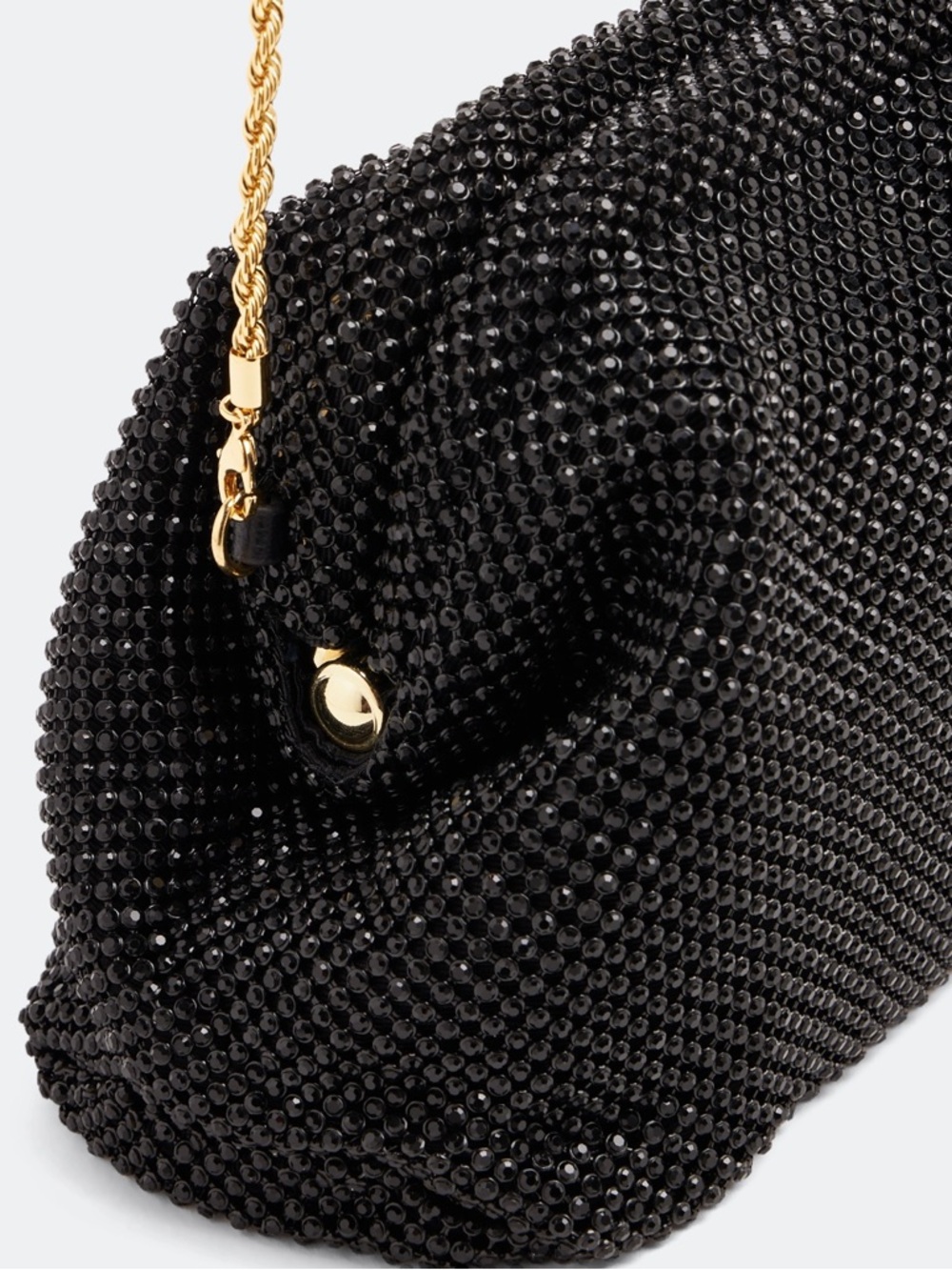 Loeffler Randall. Doreen Clutch with Crossbody Strap. Black. NWT. - Picture 3 of 9